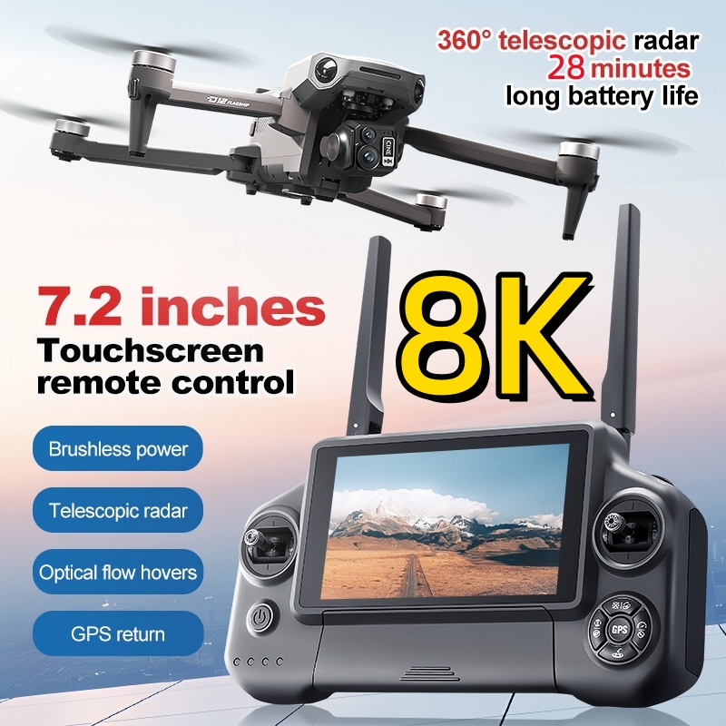 Drone Rc Helicopter With Camera - طائرة بدون طيار رباعية المحاور بدقة