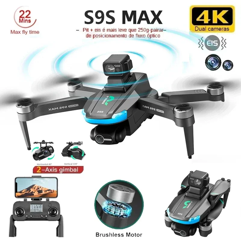 Drone Rc Plegable - جديد S9S ماكس طائرة صغيرة بدون