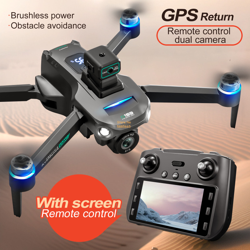 Drone Rc Plegable - 8K كاميرا مزدوجة 5G WIFI FPV