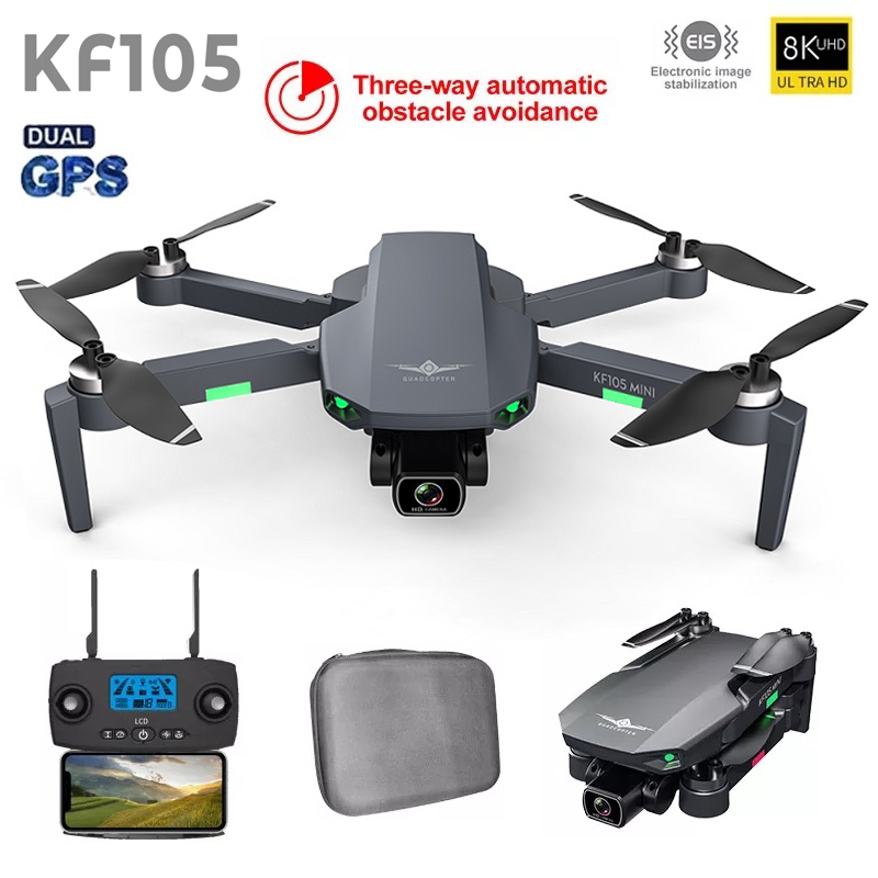 Drone Vs Rc Helicopter - KF105 المهنية نظام تحديد المواقع بدون