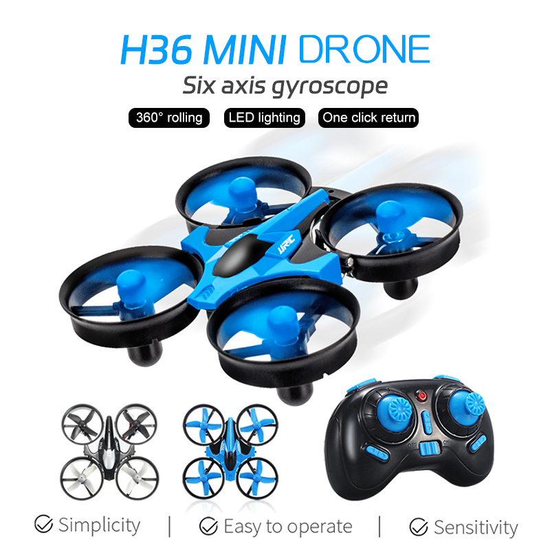 Drone Vs Rc Helicopter - طائرة JJRC H36 ميني آر سي