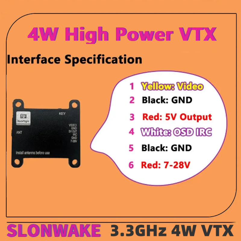 جهاز إرسال فيديو SLONWAKE FPV  - مراجعة Rc Transmitter Drone وسعره