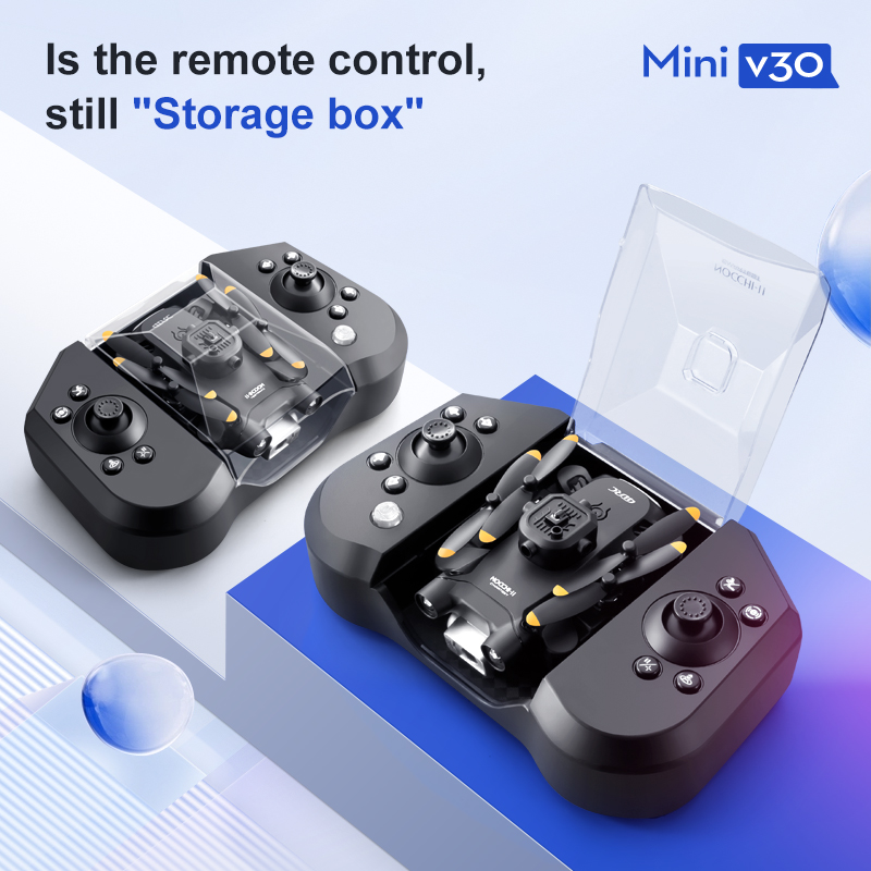 طائرة بدون طيار صغيرة V30 WiFi - مراجعة Drone Rc Plegable وسعره