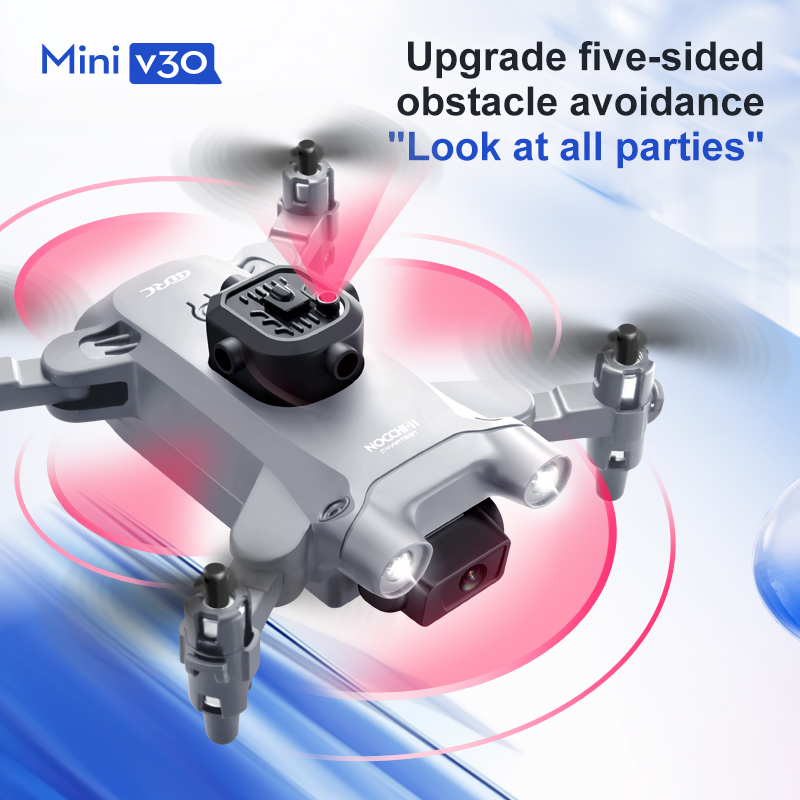 طائرة بدون طيار صغيرة V30 WiFi - مراجعة Drone Rc Plegable وسعره