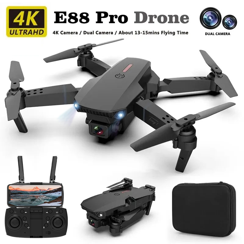 E88pro الطائرة بدون طيار المهن - مراجعة Drone Top Rc وسعره