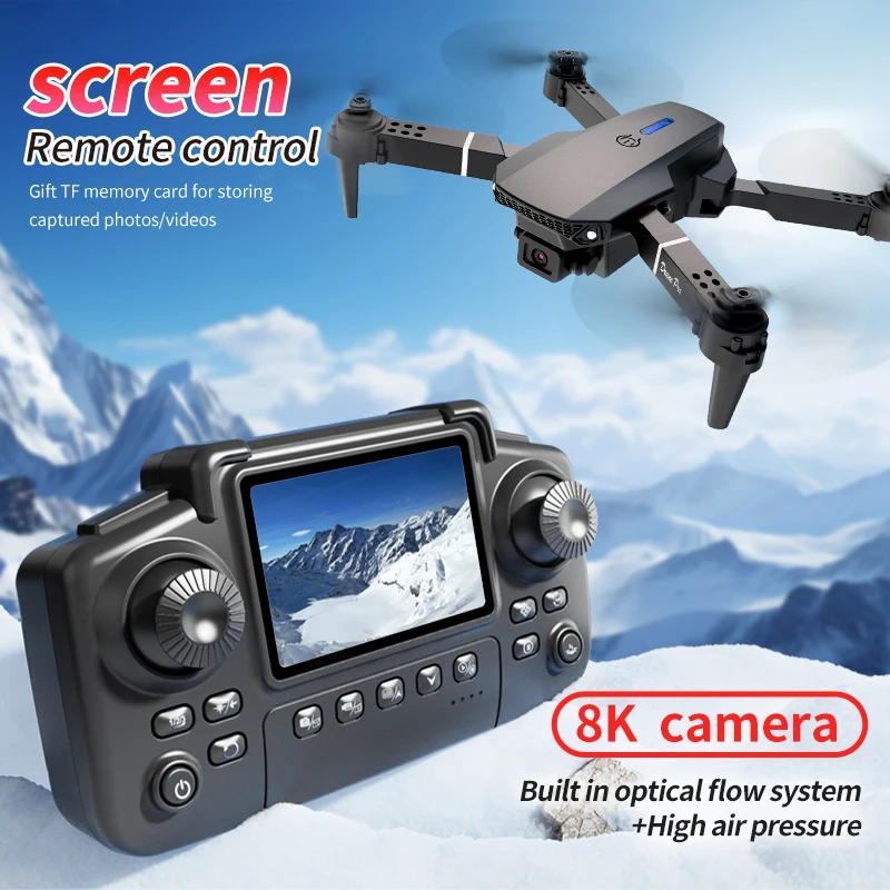 طائرة بدون طيار احترافية E88 P - مراجعة Drone Rc Plegable وسعره