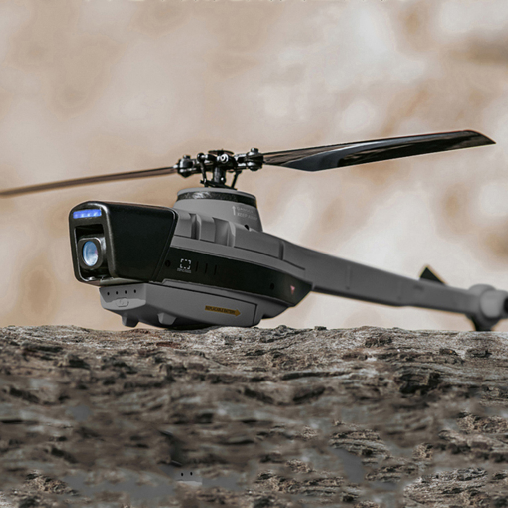C128 RC هليكوبتر 4 مراوح 1080P - مراجعة Drone Vs Rc Helicopter وسعره