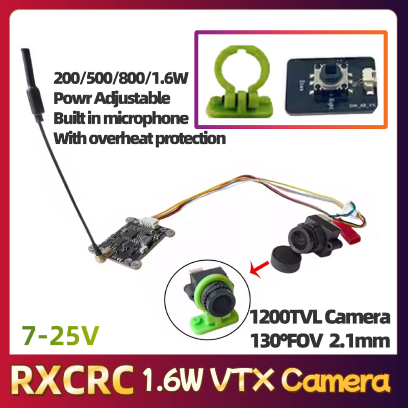 RXCRC 5.8G وحدة 48CH 1.6W VTX  - مراجعة Rc Transmitter Drone وسعره