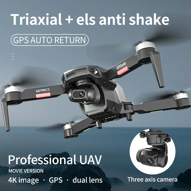 طائرة بدون طيار YUNX X2 Pro 3  - مراجعة Drone Vs Rc Helicopter وسعره