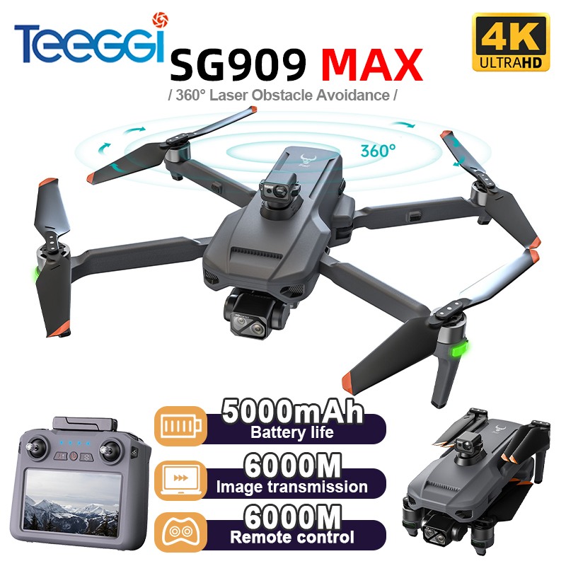 طائرة بدون طيار Teeggi SG909 M - مراجعة Drone Rc Helicopter With Camera وسعره