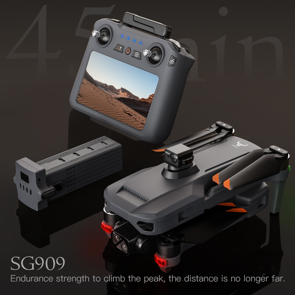 طائرة بدون طيار Teeggi SG909 M - مراجعة Drone Rc Helicopter With Camera وسعره