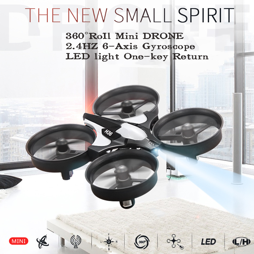 طائرة بدون طيار صغيرة JJRC H36 - مراجعة Drone Vs Rc Helicopter وسعره