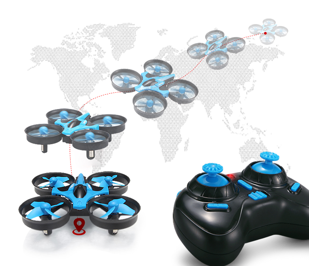 JJRC H36 Mini Rc Drone 4ch 6-A - مراجعة Drone Vs Rc Helicopter وسعره