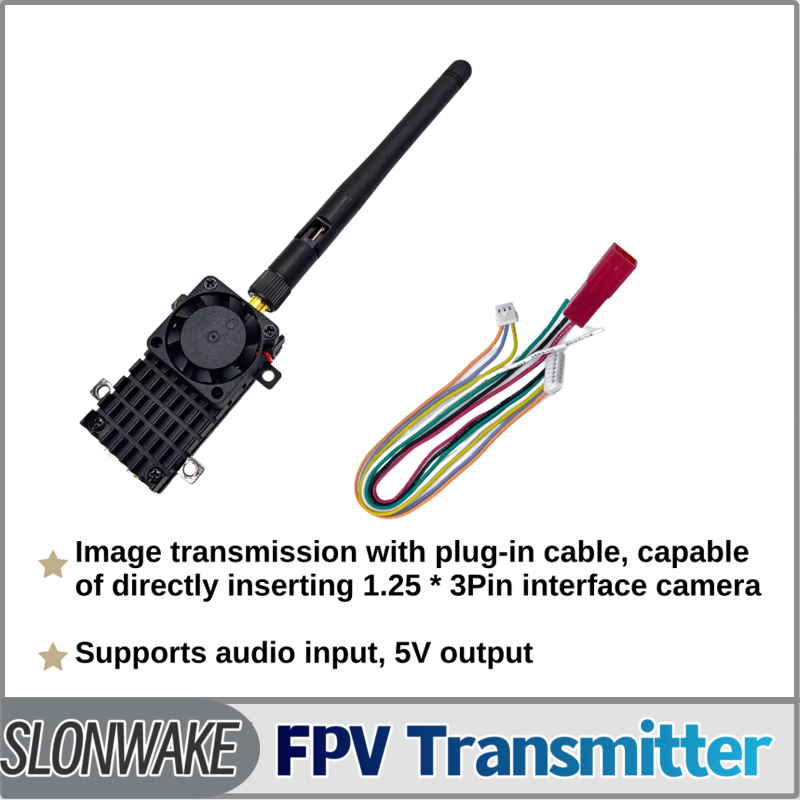 SLONWAKE 5.8G 3000mW محاكاة VT - مراجعة Rc Transmitter Drone وسعره