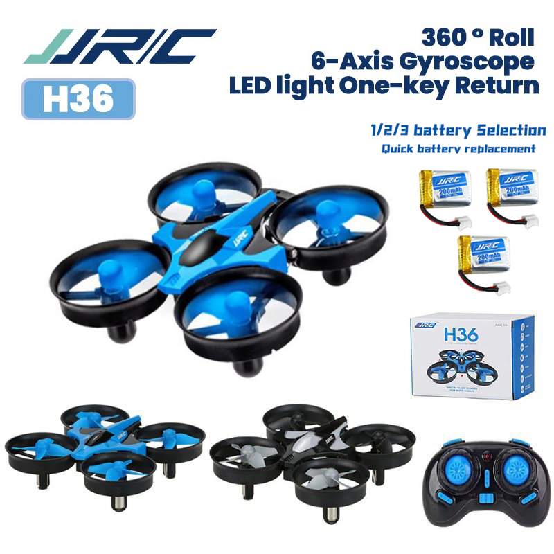 طائرة بدون طيار JJRC H36 مع 1/ - مراجعة Drone Vs Rc Helicopter وسعره